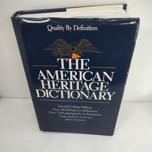 The American Heritage Dictionary  (Second College‎ Edition)